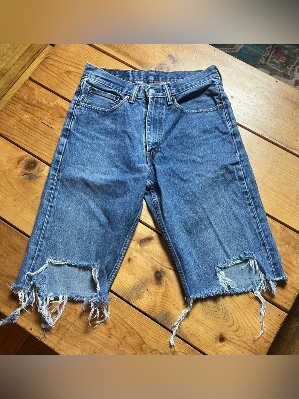 Levi’s Cutoff Reworked Denim Shorts | Size 31